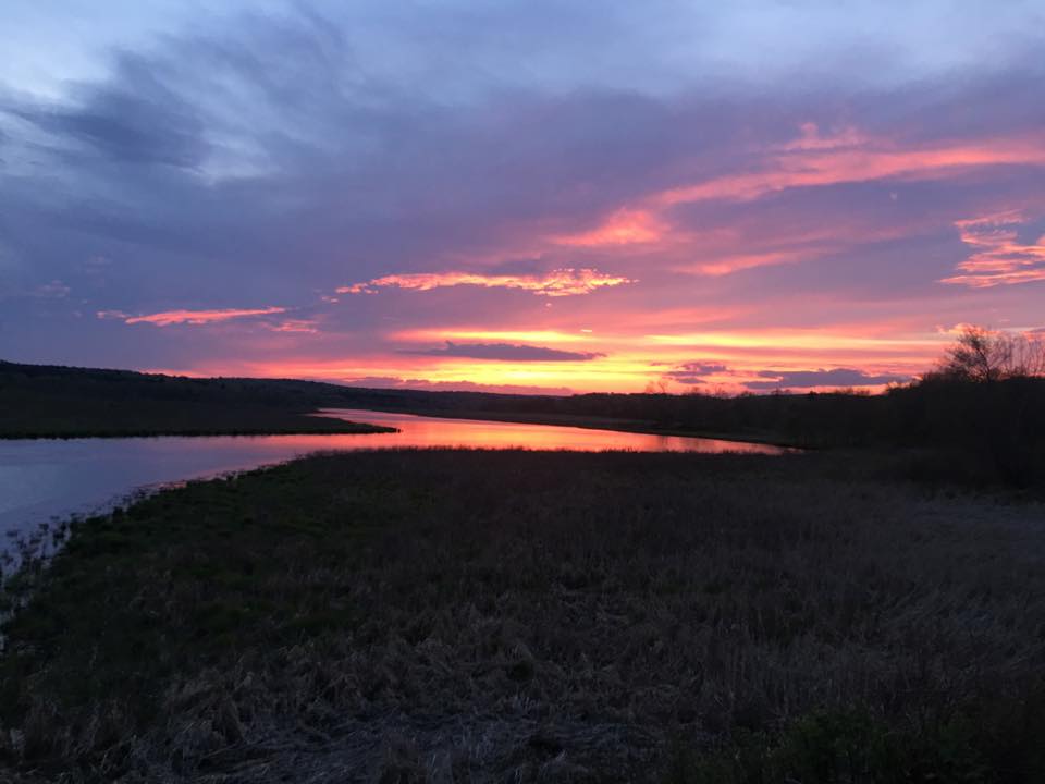 Sunset over the Quaboag River